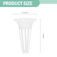 thumbnail image 2 of UPKOCH Gardening Planting Baskets Hydroponic Planter Round White for Plant Enthusiasts 1 Set, 2 of 8