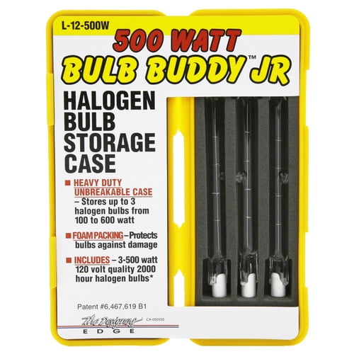 Woods L12 Work Light Replacement T3 Bulbs with Hard Case, 500W, 3