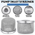 thumbnail image 4 of 2 PCS Air Inlet Filter Suction Cup Hose Dual Screen with NPT Thread, 4 of 5