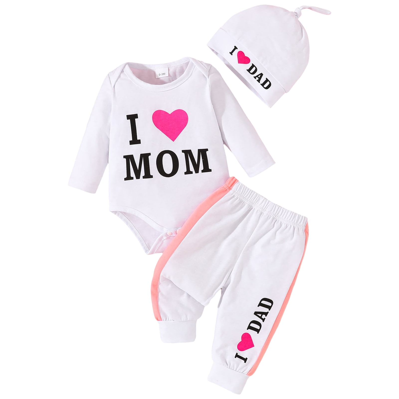 ♡mam♡ CAICJ98 Baby Girl Clothes Infant Newborn Mamas Outfit Gender