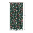 thumbnail image 5 of Dark Green Christmas Ornament Pattern Shower Curtain 36"x72" ,Bathroom Decorative Shower Curtains Set with 12 Hooks,Modern Waterproof Washable Shower Curtain, 5 of 6
