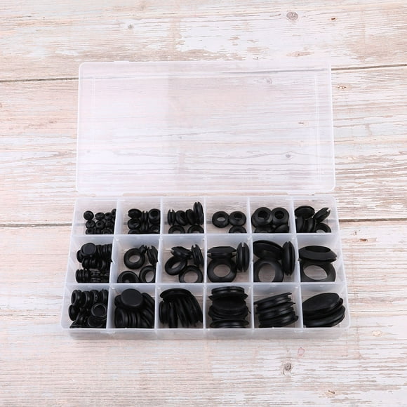 FUTUREORYY 125pcs rubber seal ring black rubber heat-resistant gasket and seal kit