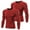 Red-2 Pack, variant on EFINNY 1Pc Men's Quick Dry Sports Shirt Long Sleeve Athletic Compression Sports Tops Under Base Layer Tights T-Shirt,US Size S