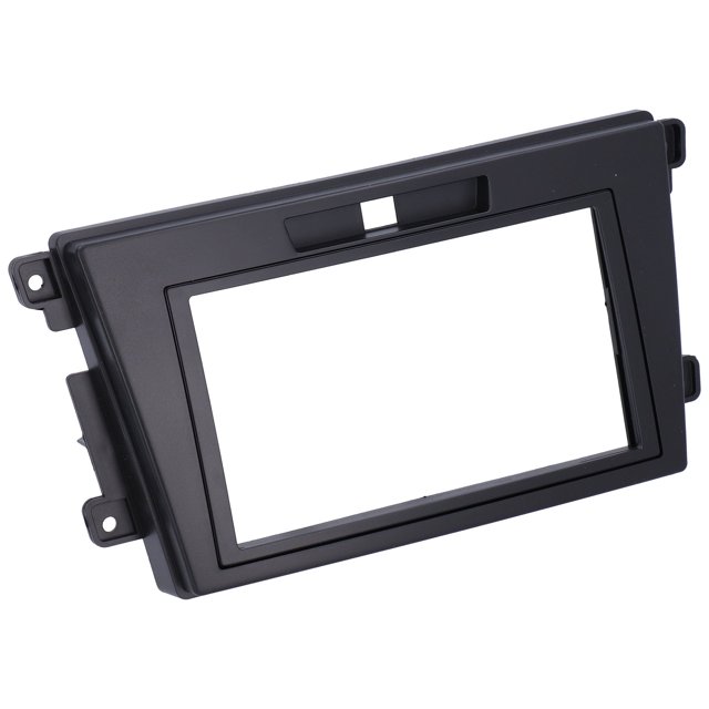 Dash Stereo Bezel, Marco de NaveGación de material ABS FÁCLE ENSTALAR 2DIN CONFIABILIDAD PARA AUTOMÓVIL PARA EL REMPLAZO DE CX-7 2006-2012