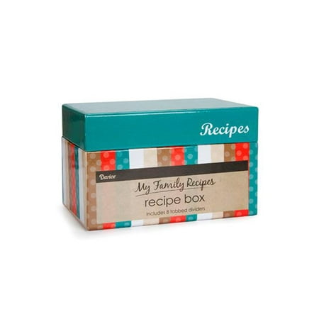 Maple Recipe Box - My Family Recipes Recipe Card Box - Modern Kitchen