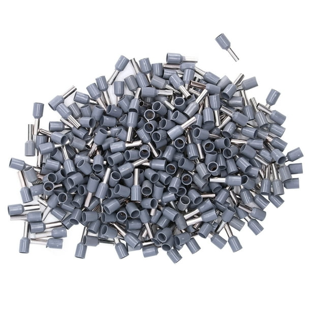 1000PCS Kit de Conectores de Terminales de Casquillos de Alambre 12 AWG Terminal de Extremo de Cable de Pin de Virola Aislado Terminal de Crimpado Aislado de Materiales de PVC ANGGREK Otros