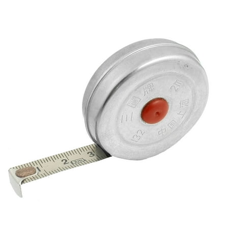Unique Bargains 80-Inch Retractable Metric Stainless Steel Tape