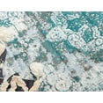 thumbnail image 5 of Unique Loom 3137823 4 x 6 ft. Salle Garnier Sofia Rectangular Rug, Turquoise, 5 of 5