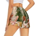 thumbnail image 3 of Goofa Holiday Christmas Stars Printed Women 2 in 1 Running Shorts,Quick Dry Athletic Workout Shorts,High Waisted Athletic Shorts with Liner Pockets-, 3 of 9