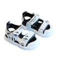 thumbnail image 6 of WUANDIXFA Toddler Boys Girls Athletic Sandals Summer Outdoor Open Toe Sport Shoes Breathable Soft Sole Lightweight Water Shoes (Black, 6.5), 6 of 7