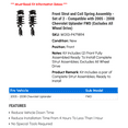 thumbnail image 2 of Front Strut and Coil Spring Assembly - Set of 2 - Compatible with 2005 - 2008 Chevy Uplander FWD (Excludes All Wheel Drive) 2006 2007, 2 of 2