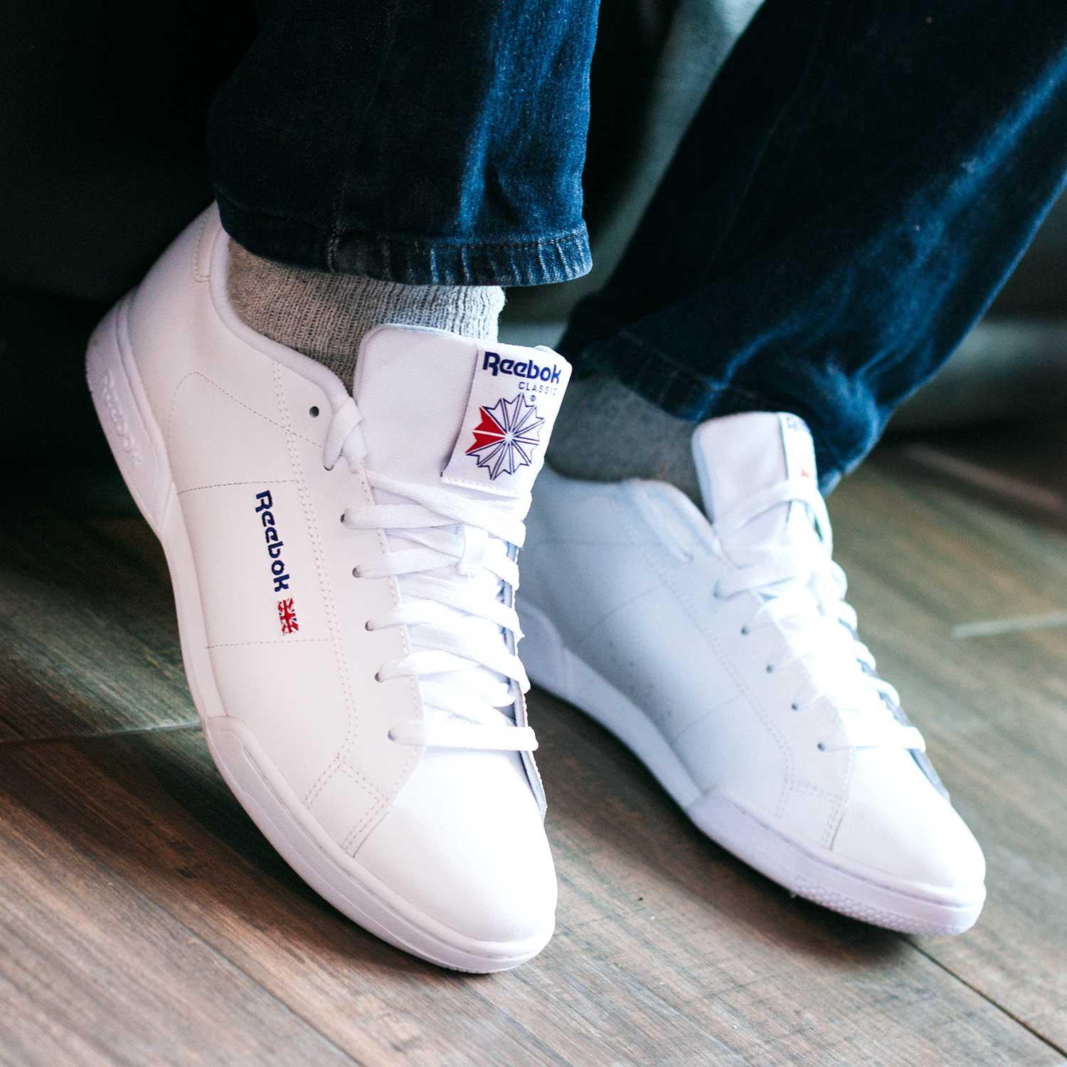 reebok blanco hombre