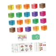 thumbnail image 3 of 20 bloques acrílicos de colores arcoíris, cubos apilables, bloques apilables, juguete de mesa translúcido para construcción, entrenamiento preescolar, 3 of 8