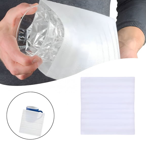 CCOCC Bubble Wrap Pouches 25 Pack Cushion Foam Wrap Foam for Safeguarding Mugs Cups Glasses China and Dishes Ideal Packing for Moving and Storage Bubble Wrap Packing Wrap