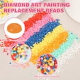 thumbnail image 3 of Uxcell 8000 Pcs Diamond Art Painting Beads Round 5D Diamond Art Painting Drills Accessories for Gem Replacement Deep Orange, 3 of 6