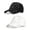 Black, variant on 2 Pcs Adjustable Breathable Rhinestone Baseball Cap for Women Men Sequins Casual Sports Cap