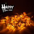 thumbnail image 4 of Halloween Decorations Pumpkin String Lights 40 Led Battery Operated Fairy Lights, 3d Orange Pumpkin Lights For Halloween Outdoor Indoor Decorations Le, 4 of 5