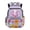 Axolotl Flowers, variant on HELLHERO Science-Themed Axolotl Crossbody Smooth Zippers School Backpack for Elementary Back to School, Padded Breathable 600D Polyester Bookbag