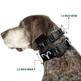 thumbnail image 2 of Buckle-Down Pet Collar, Dog Collar Plastic Buckle, Zodiac Aries Symbol Black White, 13 to 17 Inches 1.5 Inch Wide, 2 of 8