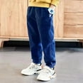 thumbnail image 1 of Pantalones vaqueros con forro de lana para hombre, pantalones de otoño e invierno para niños, pantalones holgados para niños grandes, 1 of 5