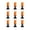 Orange, variant on 5 Pcs Halloween Pumpkin LED Flameless Candles with Black Candlestick,Battery Operated Flickering Candles for Mantel Tabletop Indoor Decor