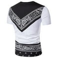 thumbnail image 3 of IROINNID Men's Short Sleeve Retro Printed Stylish Crewneck Basic Tops, 3 of 3