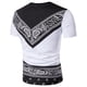 thumbnail image 3 of Camiseta de diario unisex para hombre, estampado gráfico en 3D, estampado cruzado, manga corta, blusa informal Pompotops  oipoqjl31485, 3 of 3
