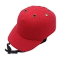thumbnail image 2 of Ropa de trabajo de seguridad contra golpes, casco, protección para la cabeza, gorra de béisbol para ropa de trabajo rojo, 2 of 6
