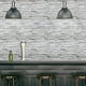 thumbnail image 3 of Etiqueta de pared impermeable con textura de grano de ladrillo de imitación Retro, pegatina para decoración del hogar, 3 of 5