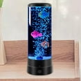 thumbnail image 4 of Baohd Subtle Bubbles LED Bubble Fish Lamp Color Changing Remote Control Night Light Mini Aquarium Décor For Kids Bedroom, 4 of 6