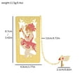 thumbnail image 7 of Anime Card-Captor Sakura Bookmark Cartoon Maid Manga Reading Bookmark for Women Girls Gift Birthday,SQ0296, 7 of 7