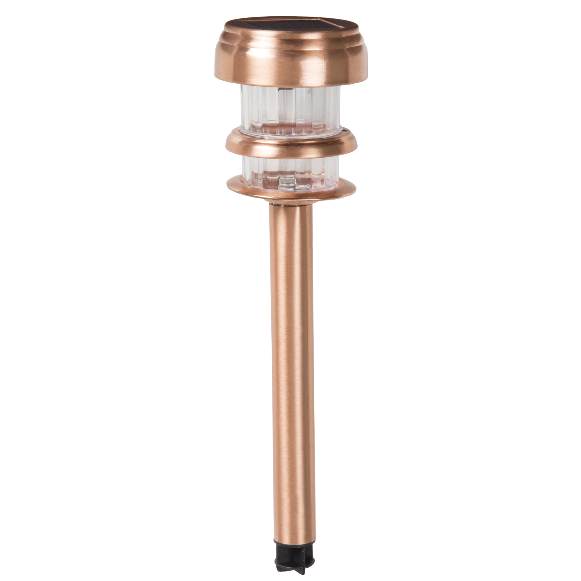 Pure Garden Solar Lights Outdoor Waterproof Garden Lights 4-Pack, Copper