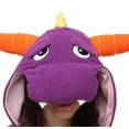 thumbnail image 3 of Pyjamas Animaux Costumes Cosplay Pyjamas Adulte Unisexe Tenue Animal Costumes Animaux Combinaison Dragon Violet-TG, 3 of 4