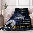 thumbnail image 6 of Dad Gifts from Son, Gifts for Dad from Sons Dad Blanket for Dad Birthday Gift from Son, Birthday Gifts for Dad Gifts for Papa Presents Dads Birthday Flannel Throw Blanket- 80x 60Inch, 6 of 6