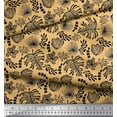 thumbnail image 2 of Soimoi Cotton Voile Fabric Artistic Leaves Print Fabric by Yard 42 Inch Wide, 2 of 3