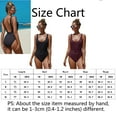 thumbnail image 3 of QIYAA One Piece Swimsuit Women Swimwear Solid Color Padded Bra Bodysuit Summer Open Back Swimming Suit Female Brazilian Beach, 3 of 5