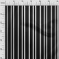 thumbnail image 2 of oneOone Cotton Cambric Black Fabric Stripes Dress Material Fabric Print Fabric By The Yard 56 Inch Wide-F3C, 2 of 4