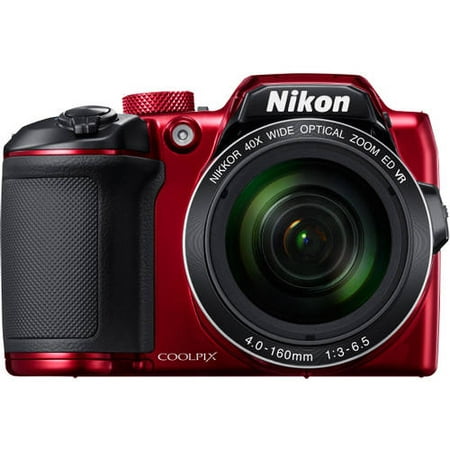 Nikon Red COOLPIX B500 Digital Camera with 16 Megapixels and 40x Optical (Best Nikon Coolpix Camera)
