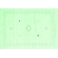 thumbnail image 1 of Ahgly Company Indoor Rectangle Solid Emerald Green Modern Area Rugs, 2' x 3', 1 of 4