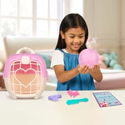 ScruffaLuvs Pet Scruffs Pink, Mystery Plush 7.5 Toy, Wash to Reveal 1 of 3 Rescue Pets: Puppy, Bunny, or Kitty, Includes Deluxe Pet Carrier, Ages 2+