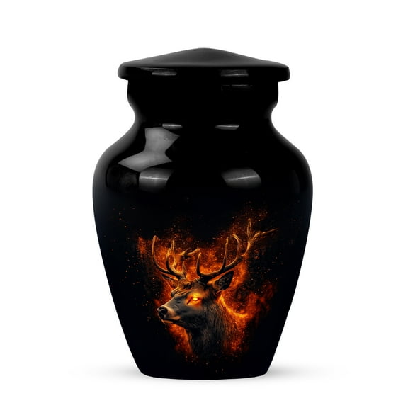 SUBSH - Deer Urns for Human Ashes - Urn for Baby Girl Ashes - Mini Urn - Cremations Urns - 3 inch
