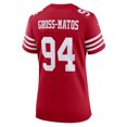 thumbnail image 3 of Women's Nike Yetur Gross-Matos  Scarlet San Francisco 49ers Team Game Jersey, 3 of 7