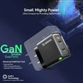 thumbnail image 3 of Esoulk 35W Dual Port USB-C, GaN Technology, Mini Compact, Super Fast Charging Wall Charger for Ulefone Armor 26 Ultra - White, 3 of 9