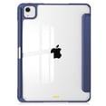 thumbnail image 2 of Allytechgroup Stand Case for iPad Air 13 inch M2 2024 with Pencil Holder/ Clear Transparent Back Case & Soft TPU Shockproof Frame Cover [Auto Sleep/Wake] Slim Smart Lightweight Trifold Shell,Darkblue, 2 of 8
