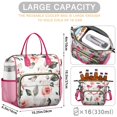 thumbnail image 5 of Pioneer Flower Floral Print Pattern Womens Lunch Box for Work,Insulated Large Lunch Bag for Tween and Teen,Loncheras Para Mujer,Leakproof Adult Lunch Bag for Work,Beach,Travel,Picnic,Camping, 5 of 7