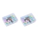 thumbnail image 2 of Monstrate Alfileres de costura Posicionamiento de bordado DIY Sastre Agujas de coser Herramientas de decoración Suministros Color aleatorio 4 4 agujeros 50PCS 2piezas, 2 of 6