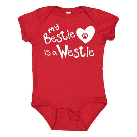 

Inktastic Bestie Westie Gift Baby Boy or Baby Girl Bodysuit
