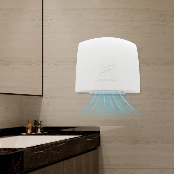 Vintoro 1200W 110V Auto Electric Hand Dryer, Commercial Compact Air Hand Dryer, Infrared Activation