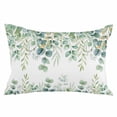 thumbnail image 2 of Sage Green Eucalyptus Leaves Throw Pillow Cover, Pillowcase Protectors with Zipper, Breathable Decorative Lumbar Pillow Case Cover, Spring Summer Botanical Pillow Shams for Couch Sofa 12x20Inch, 2 of 8