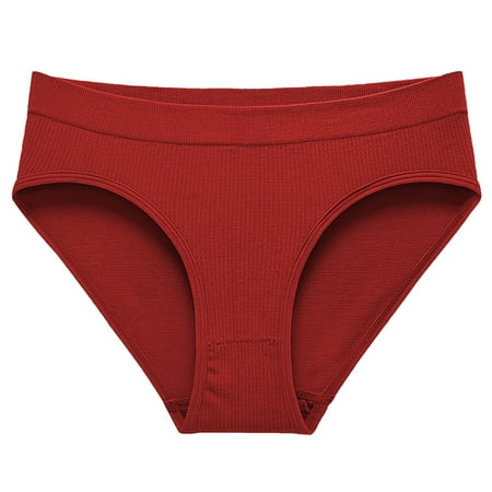 zuwimk G String Thongs For Women Women s No Pinching No Problems Cotton Lace Hipster Panty Red XL
